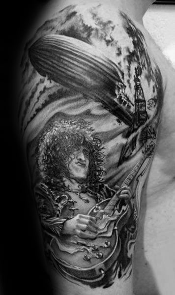 Cool Led Zeppelin Tattoo Design Ideas For Male