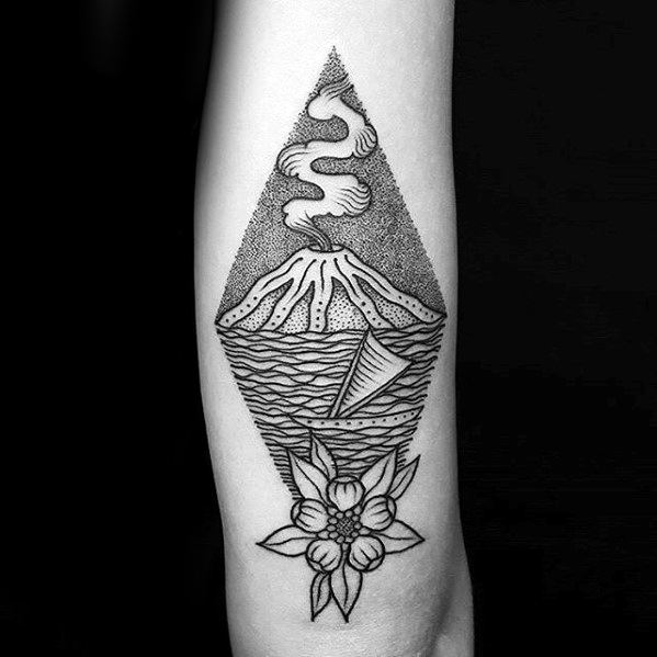 101 Best Volcano Tattoo Ideas You Have To See To Believe  Outsons