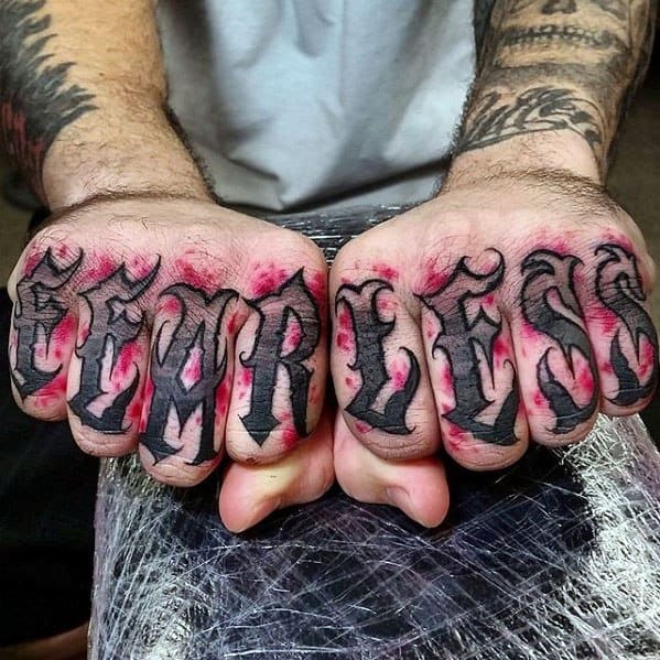 Fearless' Temporary Tattoo (Set of 3) – Small Tattoos
