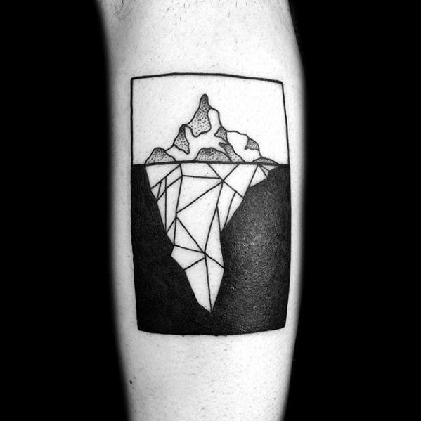 50 Iceberg Tattoos For Men  Floating Ice Design Ideas