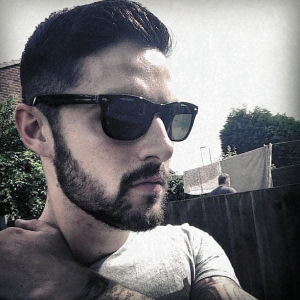 Cool Male Short Hair With Beard Styles