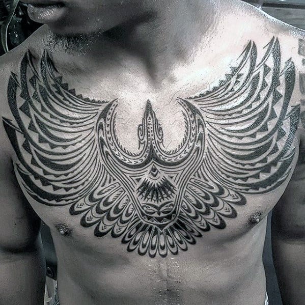 Sparkling Birds Tattoo Ideas And Design For Chest that Will Look Elegant