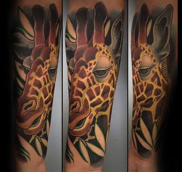 25 Elegant giraffe tattoos for women   Онлайн блог о тату IdeasTattoo