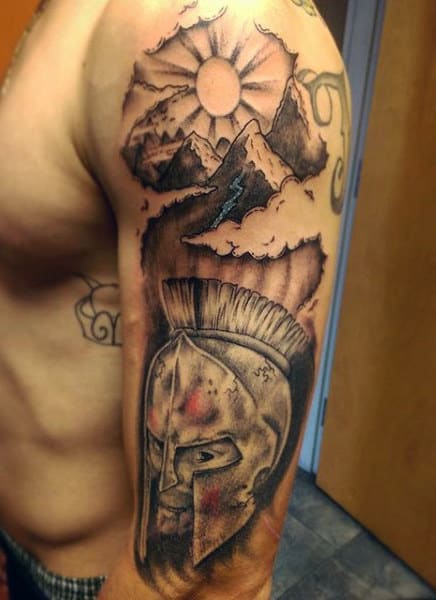 tattoo arm sleeve forrest and mountains menTikTok Search