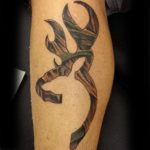 Cool Nature Browning Mens Leg Tattoos