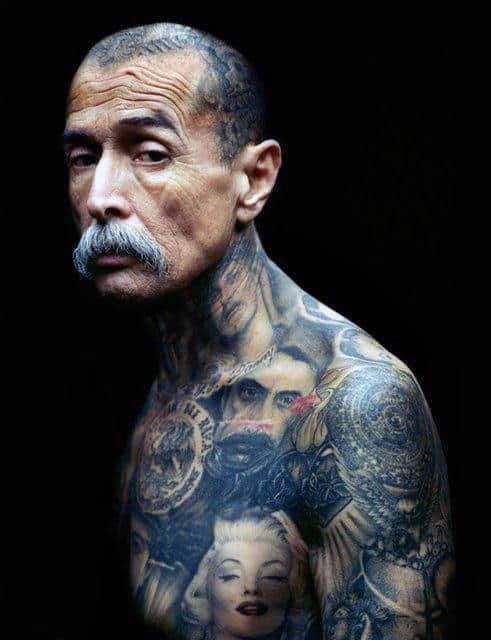Cool Men's Neck Tattoos