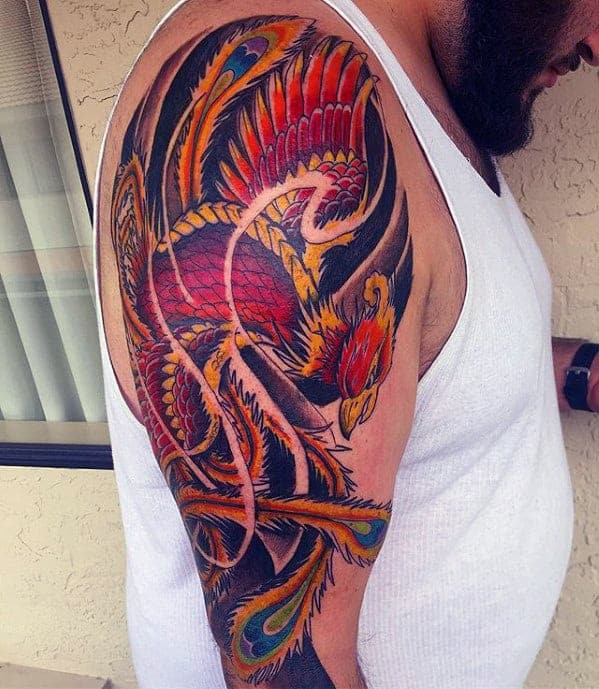 cool-phoenix-mens-japanese-arm-tattoo