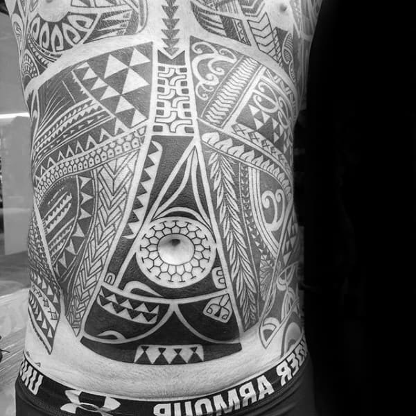 Cool Polynesian Tribal Tattoo Ideas For Guys