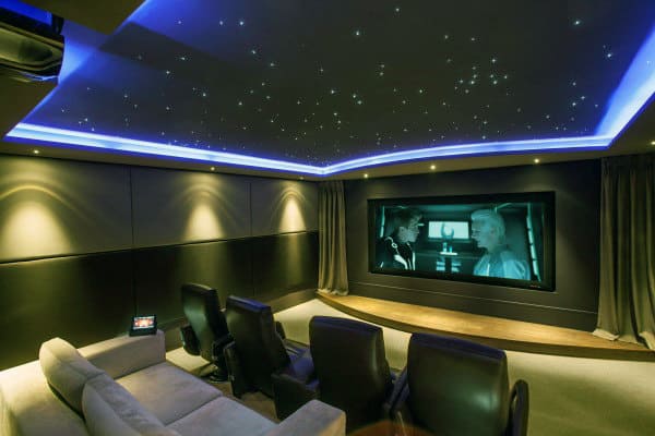 Cool Private Home Screening Room