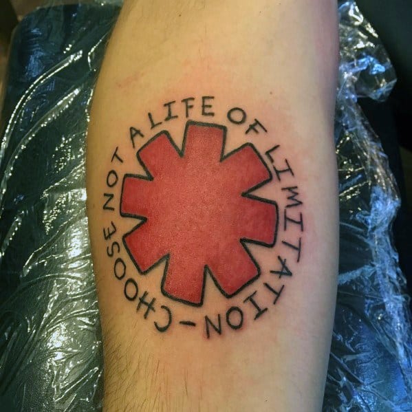 Cool Red Hot Chili Peppers Tattoos For Men