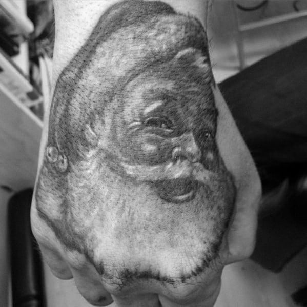 Cool Santa Claus Tattoos For Men