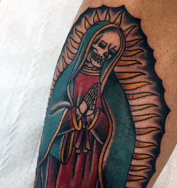 50 Guadalupe Tattoo Designs For Men - Blessed Virgin Mary Ink Ideas