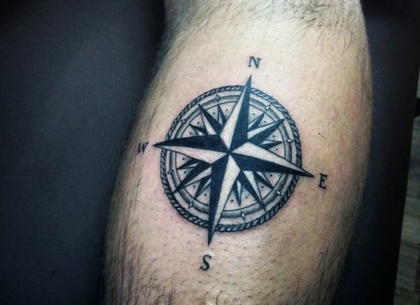 Cool Small Tattoos For Men Compass