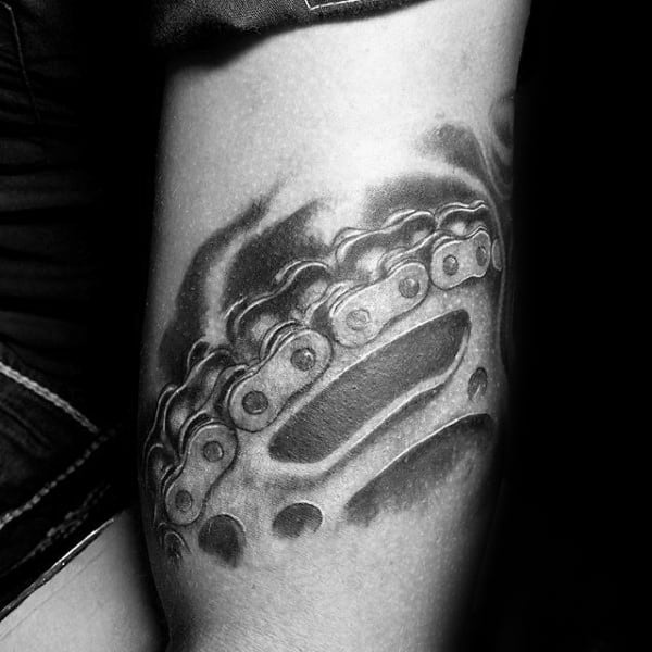 Motocrossenduro moto chain heart tattoo  Motocross tattoo Mom tattoos Chain  tattoo