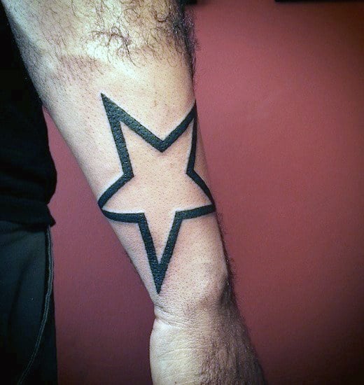 How to make a beautiful Star Tattoo on handstar TattooHow to make Star  Tattoo on hand at home  YouTube