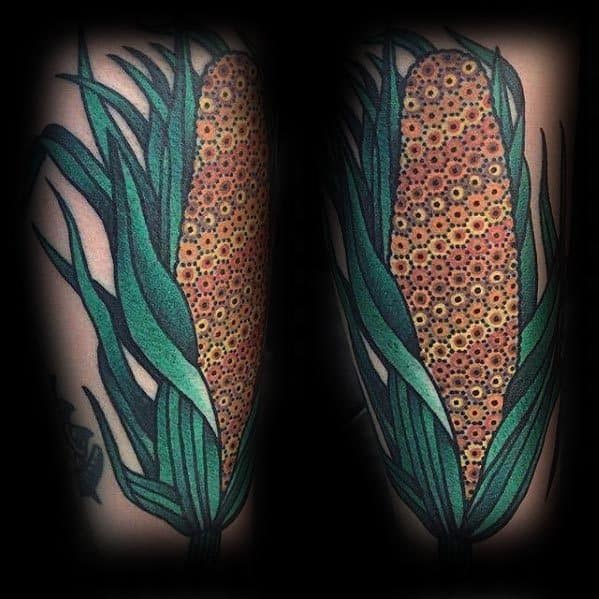 Corn Guys Tattoo Designs On Arm