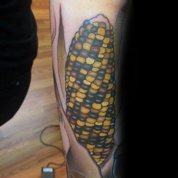 Corn Tattoo Designs For Gentlemen
