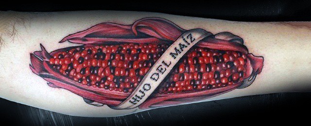 50 Corn Tattoo Ideas for Men