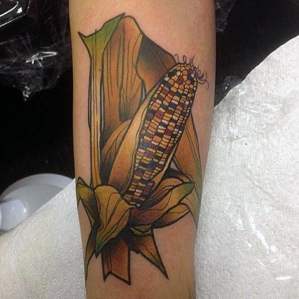 Corn Tattoo Inspiration For Men