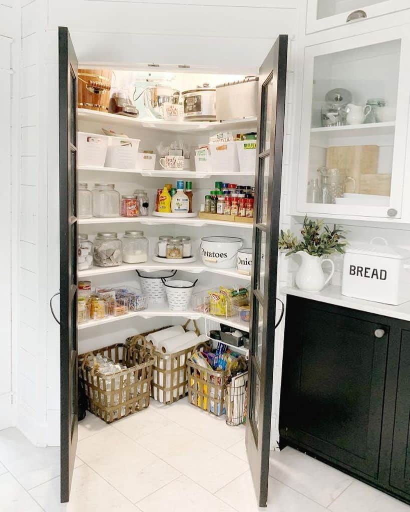 The Top 49 Pantry Shelving Ideas Home, How To Support Corner Pantry Shelves