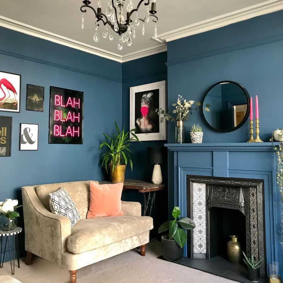 couch blue living room ideas edwardian_vignette