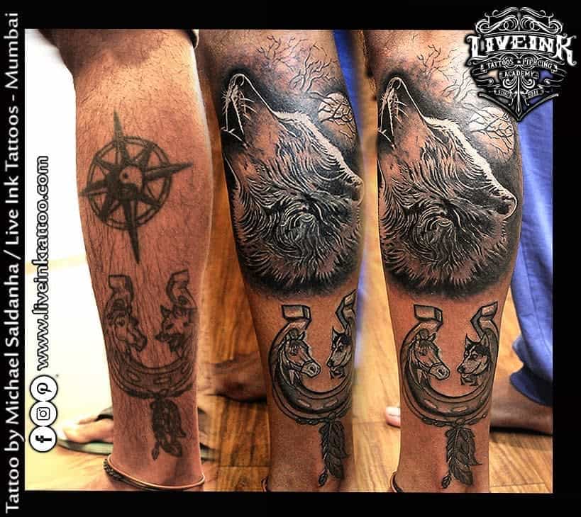 cover up howling wolf tattoo live_ink_tattoos