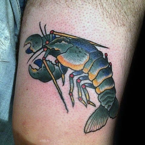 40 Crawfish Tattoo Designs For Men  Crayfish Ink Ideas