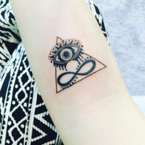 Crazy Eye Tattoo