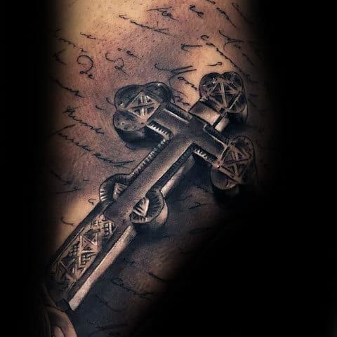 Update more than 57 wooden cross tattoo best  incdgdbentre