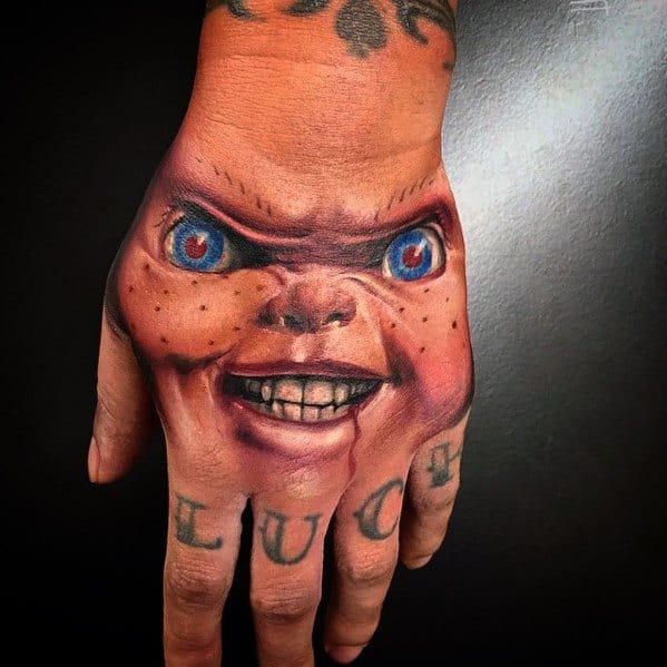 Creative Chucky Tattoos For Guys