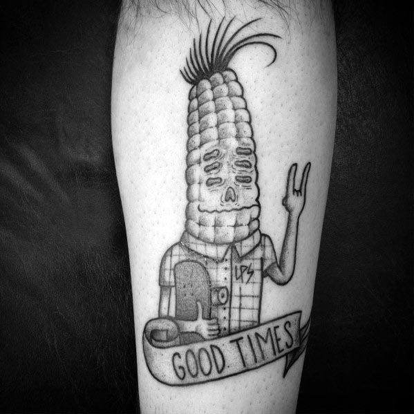 Creative Corn Tattoos For Guys
