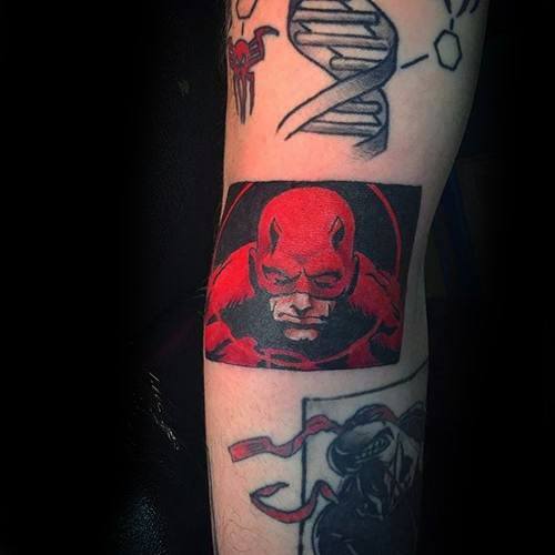 Creative Daredevil Tattoos For Men