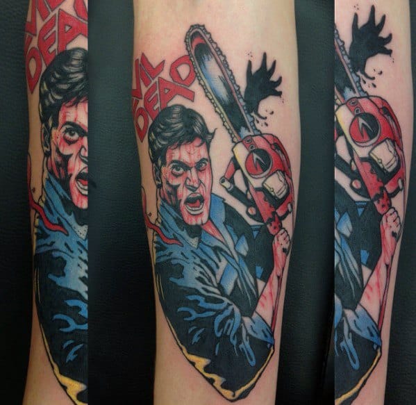 Creative Evil Dead Tattoos For Men