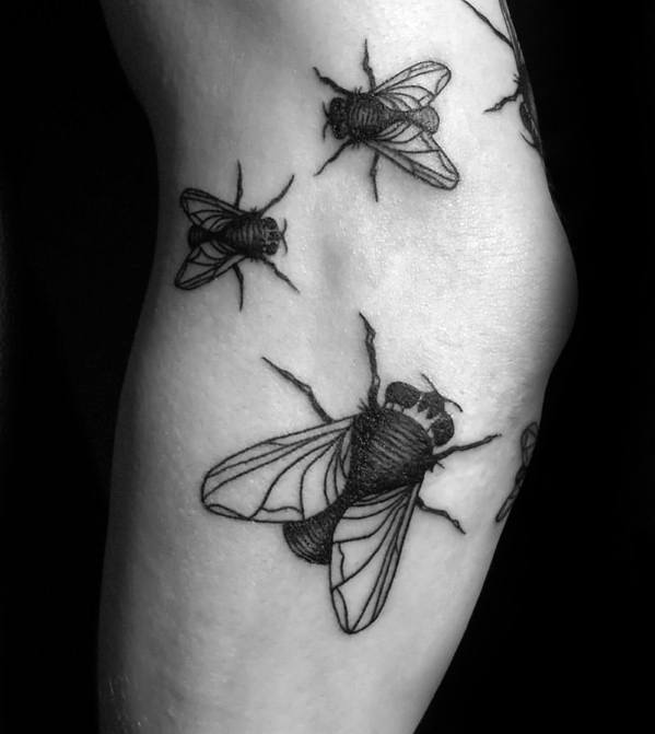 Creative Fly Tattoos For Men