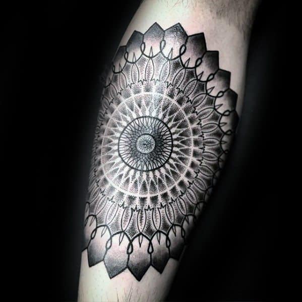 50 Brilliant Geometric Tattoos On Leg  Tattoo Designs  TattoosBagcom