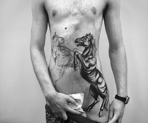 Creative Horse Tattoos For Men