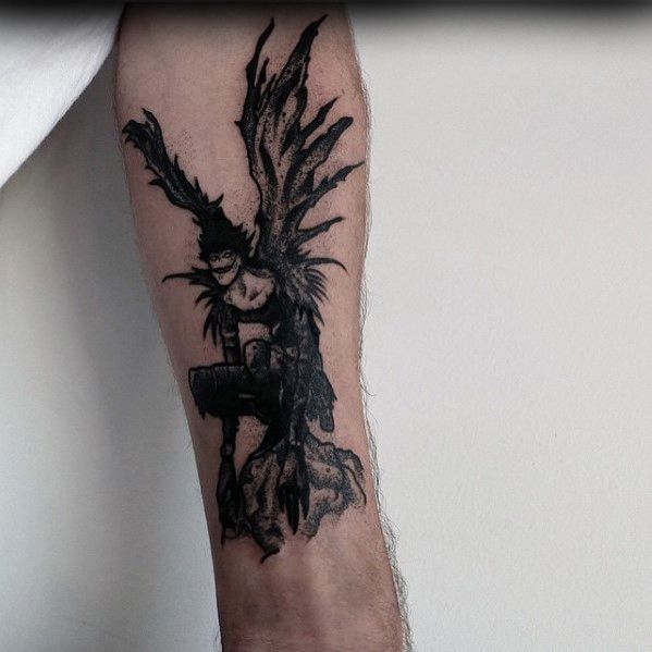 41 Ryuk Tattoos Unveiling the Enigma of the Death Note God  Psycho Tats