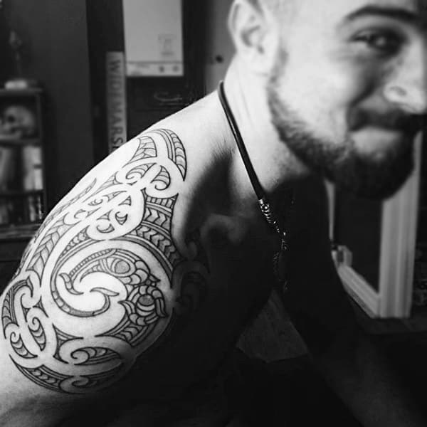 Creative Maori Polynesian Tribal Tattoo
