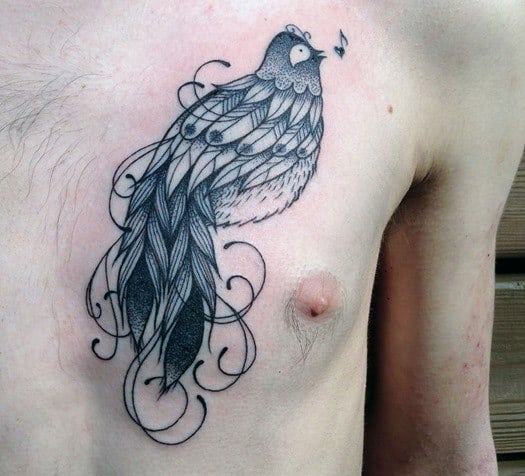 Creative Men's Bird Tattoo Designs