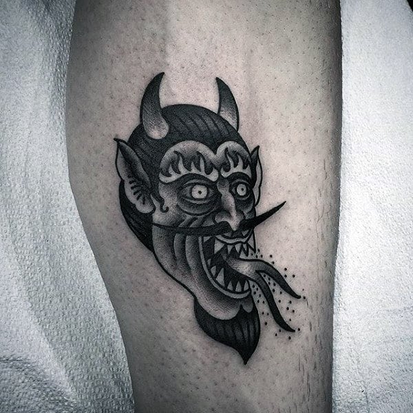 Creative Mens Demonic Tattoo Ideas