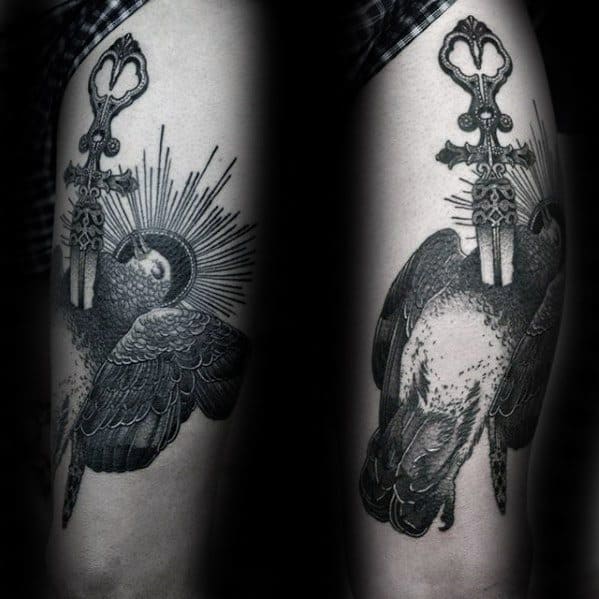Creative Pigeon Tattoos For Men