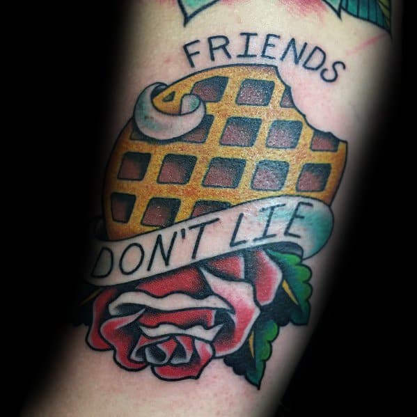 waffle house tattoo on neckTikTok Search