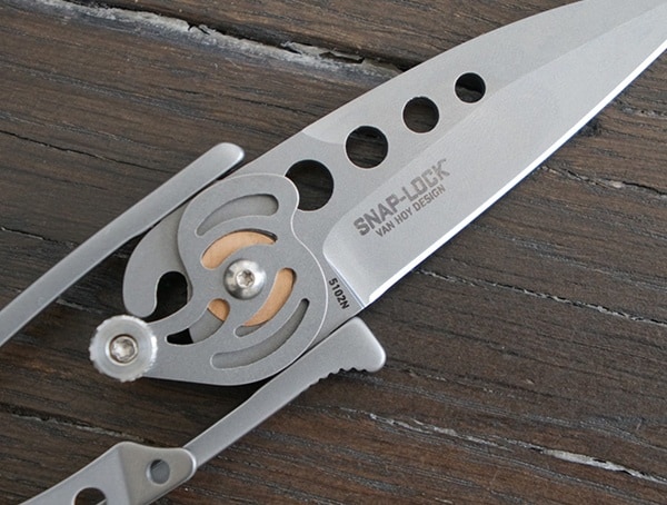 Crkt Snap Lock Knife With Stainless Steel Blade