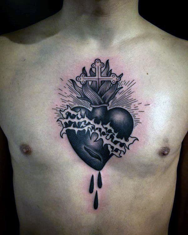 thorned heart tattooTikTok Search