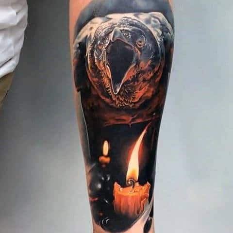 80 Fire Tattoos For Men - Burning Ink Design Ideas