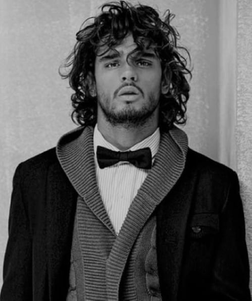 Curly Long Hairstyle For Men