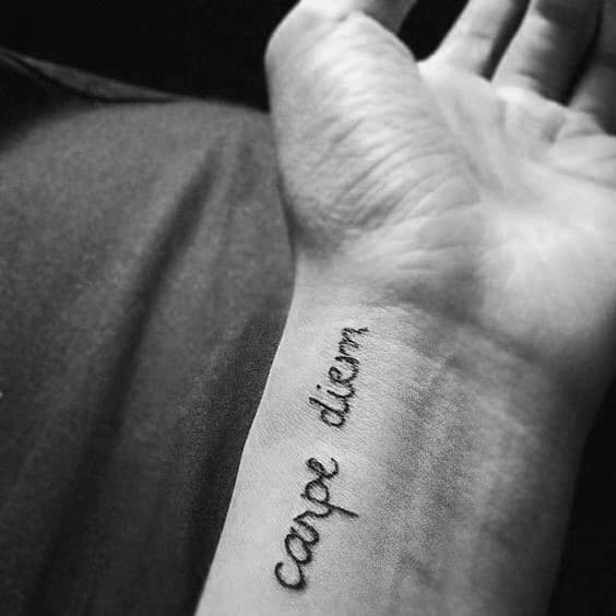 70 Carpe Diem Tattoo Designs For Men  Seize The Day Ink Ideas