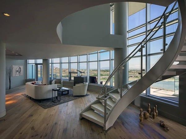 Curved Modern Staircase Ideas