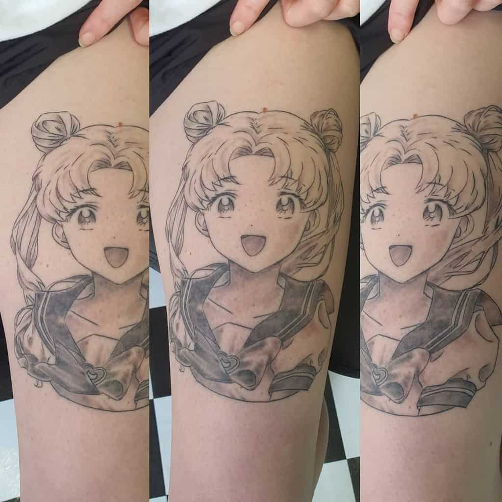 Cute Sailor Moon Tattoo