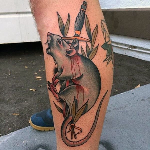 Rock N Willys Tattoo  A cool skate rat tattoo from bonanducci570tattoos  that he did as a walk in yesterday He has some original designs and walk  in availability today at the